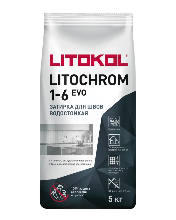 Купить LITOCHROM 1-6 EVO LE.376 мятный 5kg Al.bag в Санкт-Петербурге