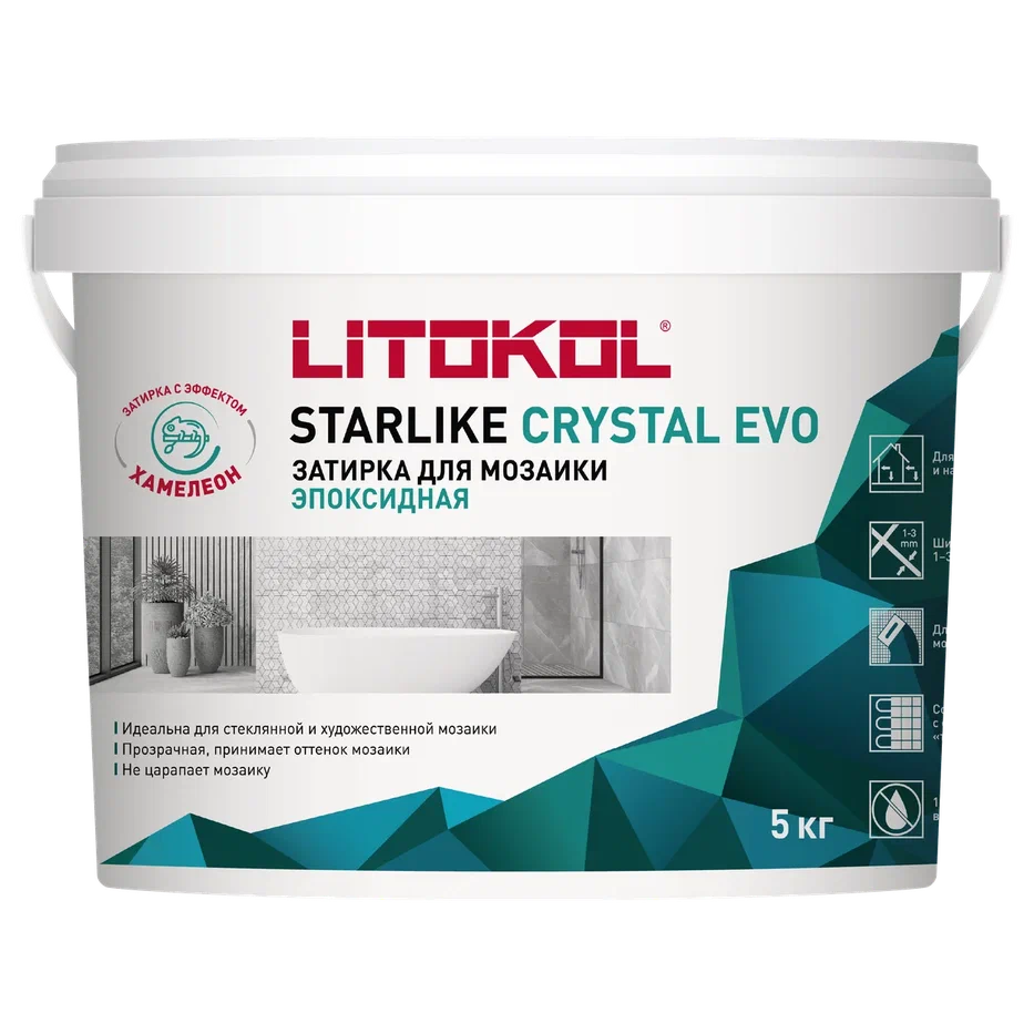 Купить STARLIKE EVO S.700 CRYSTAL затир.смесь (5kg bucket) в Санкт-Петербурге