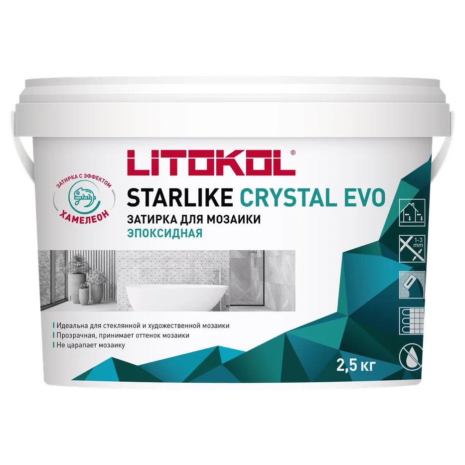 Купить STARLIKE EVO S.700 CRYSTAL затир.смесь (2,5 kg bucket) в Санкт-Петербурге