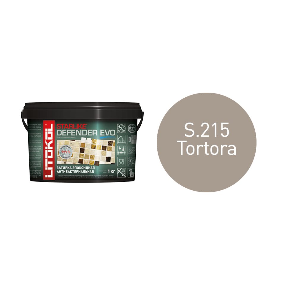Купить STARLIKE Defender EVO S.215 TORTORA антибакт.затир.смесь 2kg bucket в Санкт-Петербурге #2