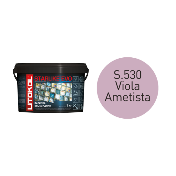 Купить STARLIKE EVO S.530 VIOLA AMETISTA затир.смесь (1kg bucket) в Краснодаре-1