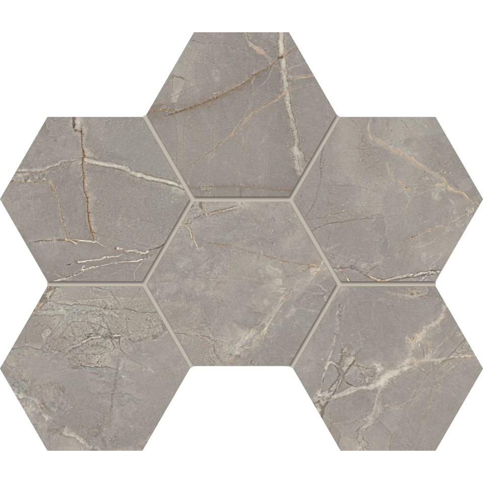 Купить Мозаика BR03 Гексагон 25x28,5 полир. в Санкт-Петербурге