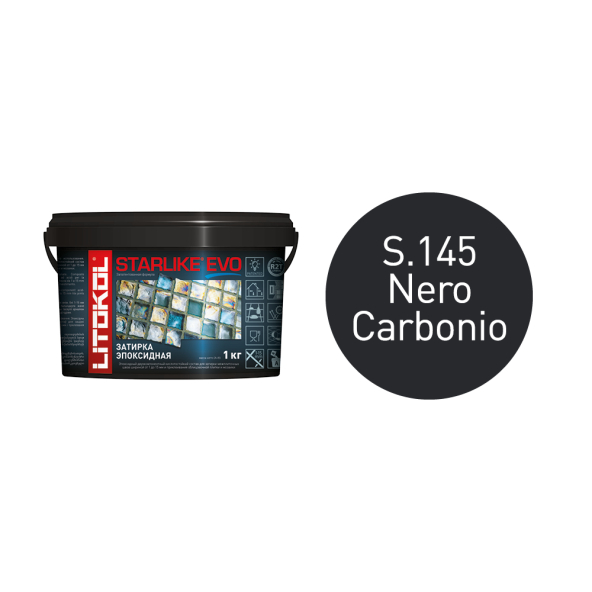 Купить STARLIKE EVO S.145 NERO CARBONIO затир.смесь (1kg bucket) в Краснодаре-1