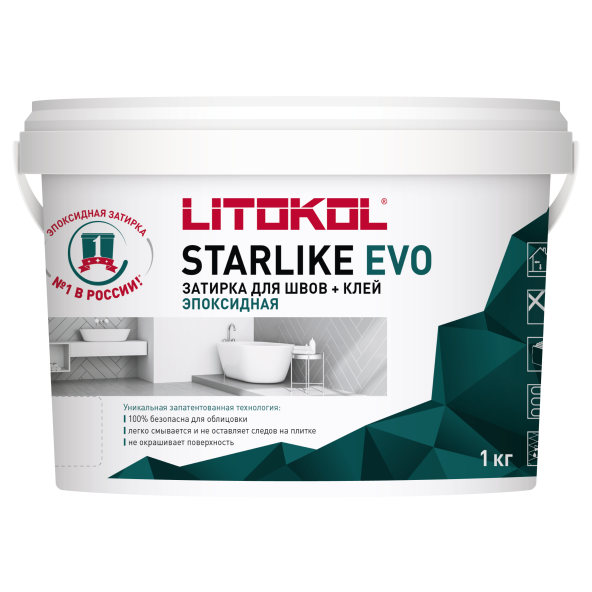 Купить STARLIKE EVO S.200 AVORIO затир.смесь (1kg bucket) в Новосибирске-1