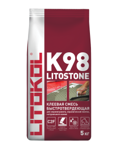 Купить Litostone К98-серая-клеевая смесь 5kg Al.bag в Санкт-Петербурге #2