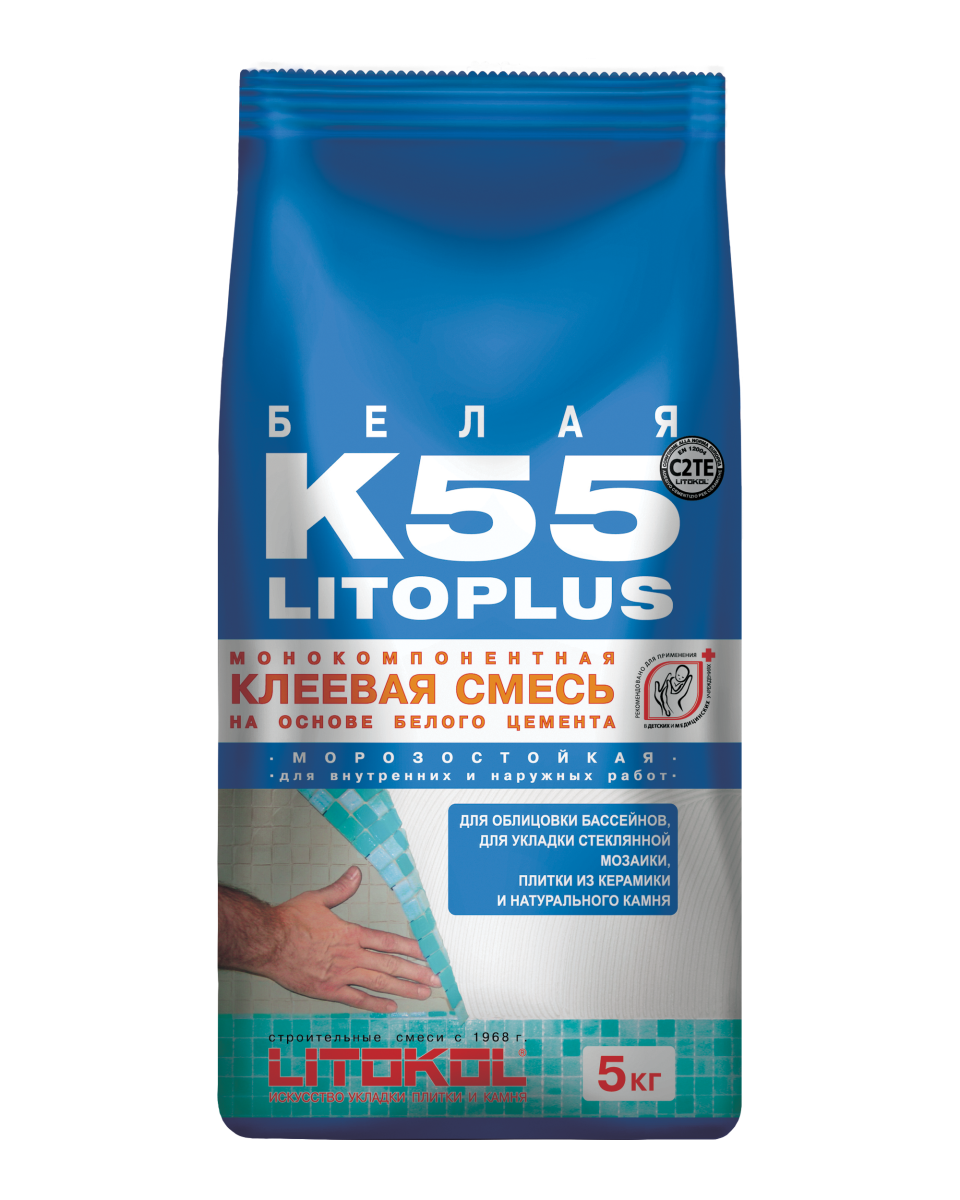 Купить LitoPlus K55-клеевая смесь 5kg Al.bag в Санкт-Петербурге #2