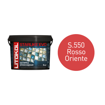 Купить STARLIKE EVO S.550 ROSSO ORIENTE затир.смесь (5kg bucket) в Москве-1