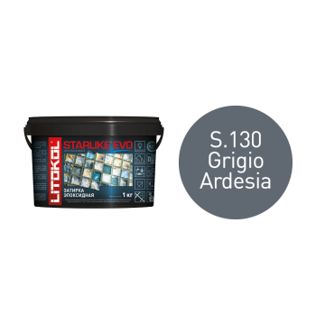 Купить STARLIKE EVO S.130 GRIGIO ARDESIA затир.смесь (1kg bucket) в-1