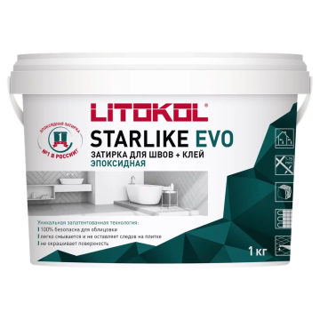 STARLIKE EVO S.700 CRYSTAL затир.смесь (1kg bucket)