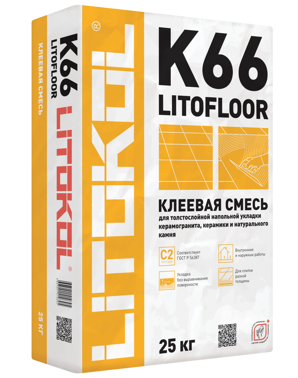 Купить LitoFloor K66-клеевая смесь 25kg bag в Санкт-Петербурге #2