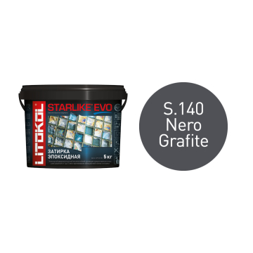 Купить STARLIKE EVO S.140 NERO GRAFITE затир.смесь (5kg bucket) в Уфе-1