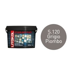Купить STARLIKE EVO S.120 GRIGIO PIOMBO затир.смесь (2,5kg bucket) в Санкт-Петербурге #2