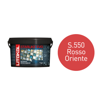 Купить STARLIKE EVO S.550 ROSSO ORIENTE затир.смесь (1kg bucket) в Москве-1