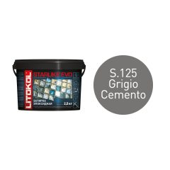 Купить STARLIKE EVO S.125 GRIGIO CEMENTO затир.смесь (2,5kg bucket) в Санкт-Петербурге #2