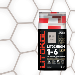 Купить LITOCHROM 1-6 EVO LE 120 жемчужно-серый 5kg Al.bag в Санкт-Петербурге