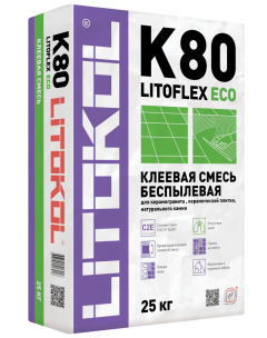 Купить LitoFlex К80 ECO- беспылевая клеевая смесь 25kg bag в Санкт-Петербурге #2