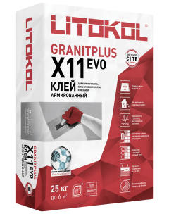 Купить LITOKOL X11 EVO GRANITPLUS (25kg bag) в Санкт-Петербурге