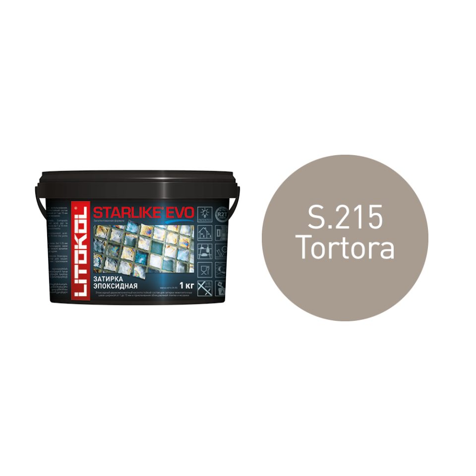 Купить STARLIKE EVO S.215 TORTORA затир.смесь (1kg bucket) в Санкт-Петербурге
