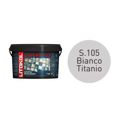 Купить STARLIKE EVO S.105 BIANCO TITANIO затир.смесь (1kg bucket) в Санкт-Петербурге #2