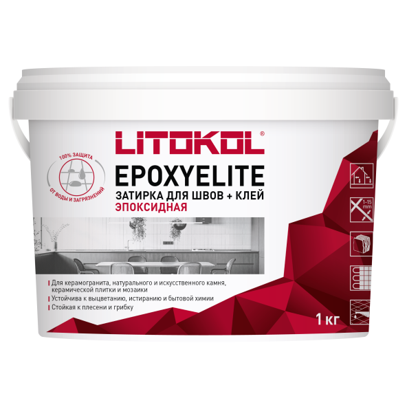 Купить EpoxyElite E.06 МОКРЫЙ АСФАЛЬТ затир. смесь 1,0 kg bucket в Москве-1
